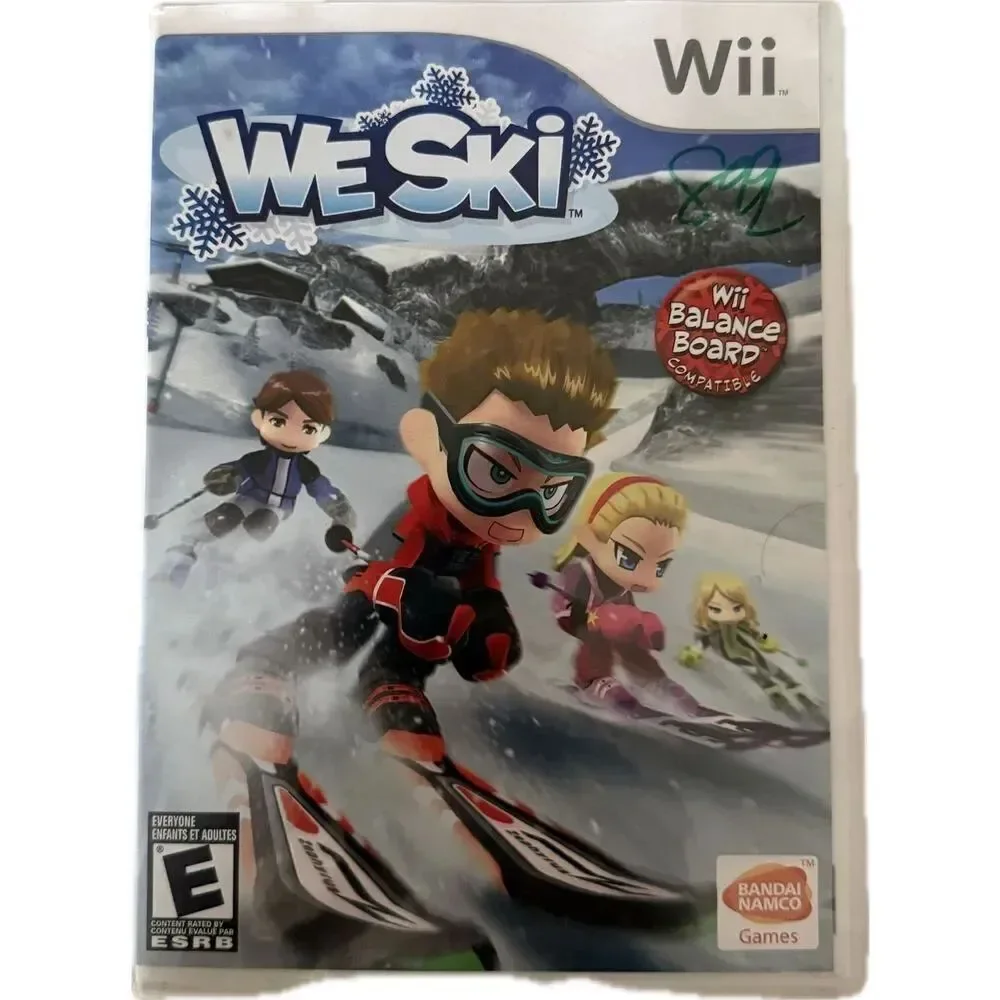 We Ski and Snowboard (Nintendo Wii , 2009) With Manual Untested